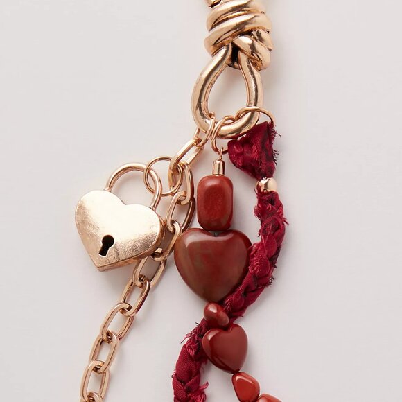 Semi Precious Charmed Strand Bag Charm - Picture 3 of 3